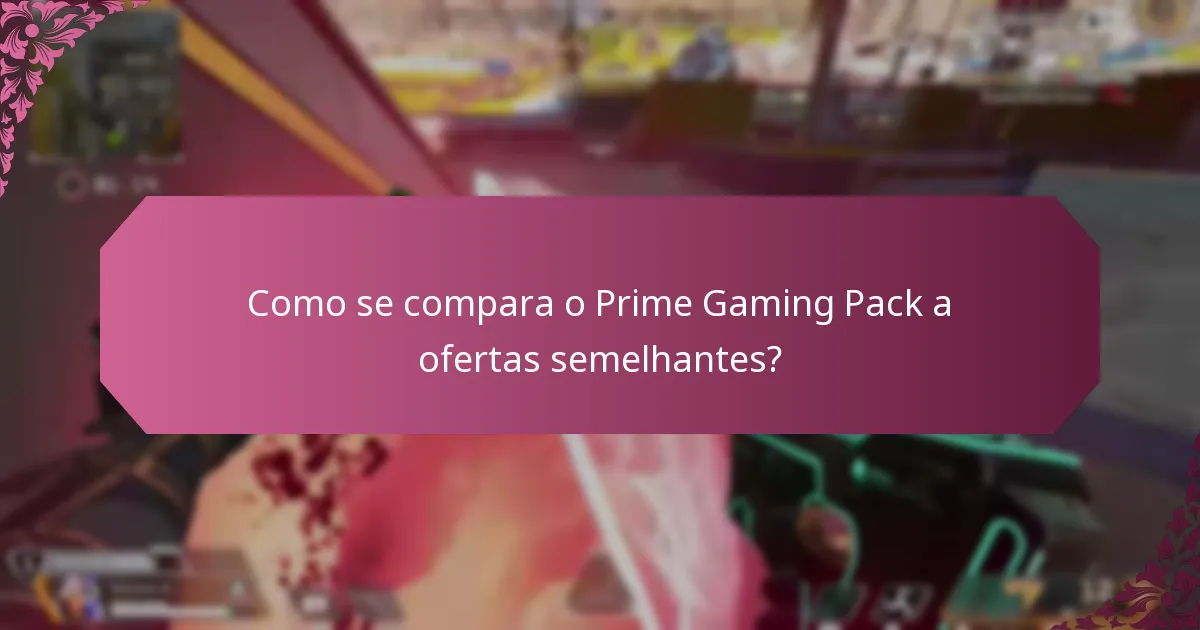 O que dizem os utilizadores sobre as suas experiências com o Prime Gaming Pack?