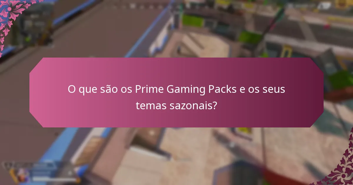 Como os Prime Gaming Packs se comparam a outros serviços de subscrição de jogos?