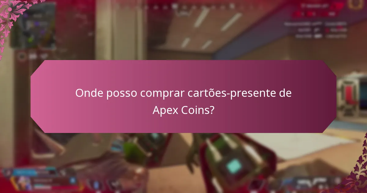 Como posso verificar o saldo do meu cartão-presente de Apex Coins?