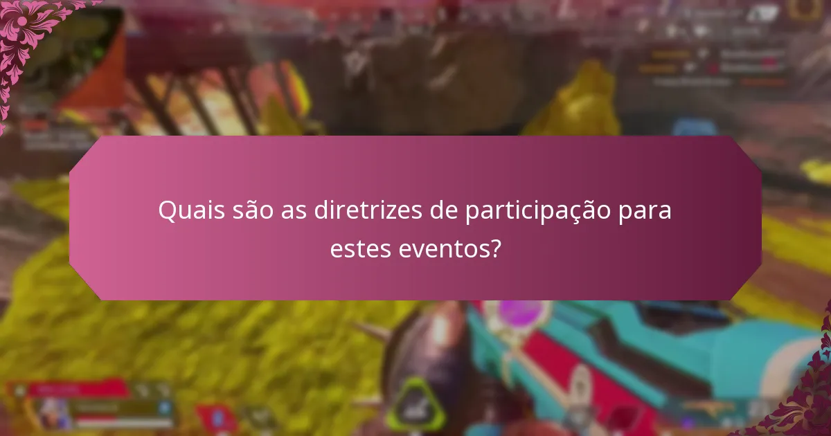 Quando ocorrem tipicamente estes eventos?