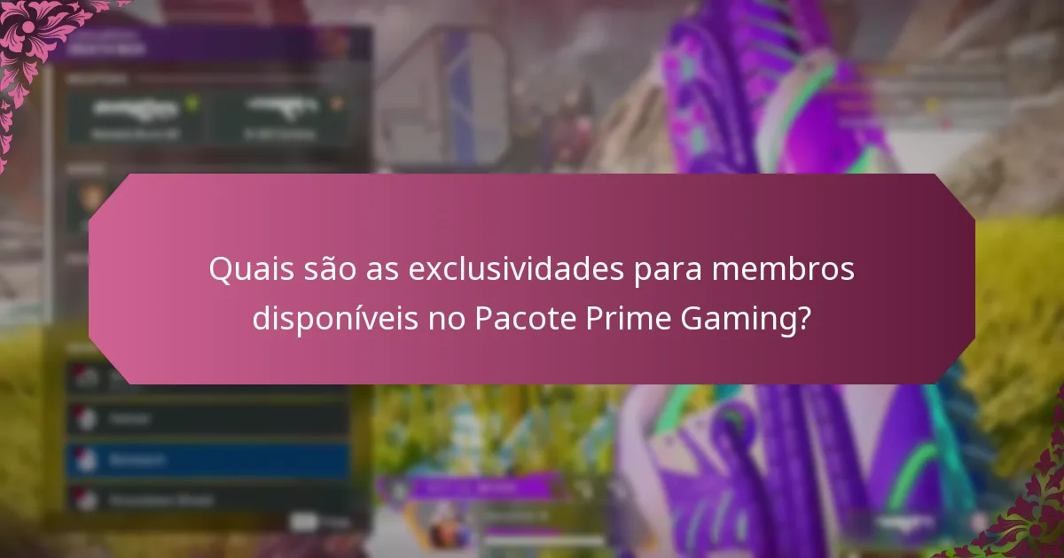 Como se compara o Pacote Prime Gaming a outras subscrições de jogos?